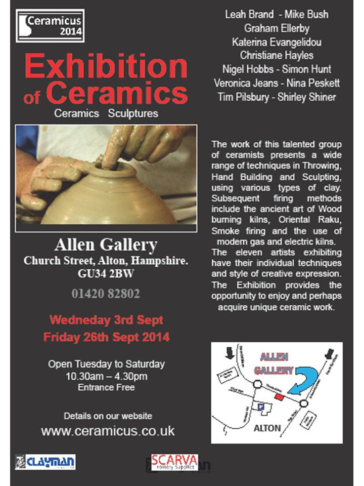 Ceramicus Exhibition – Sept 2014