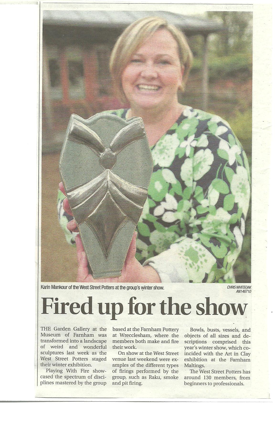 In the news……
