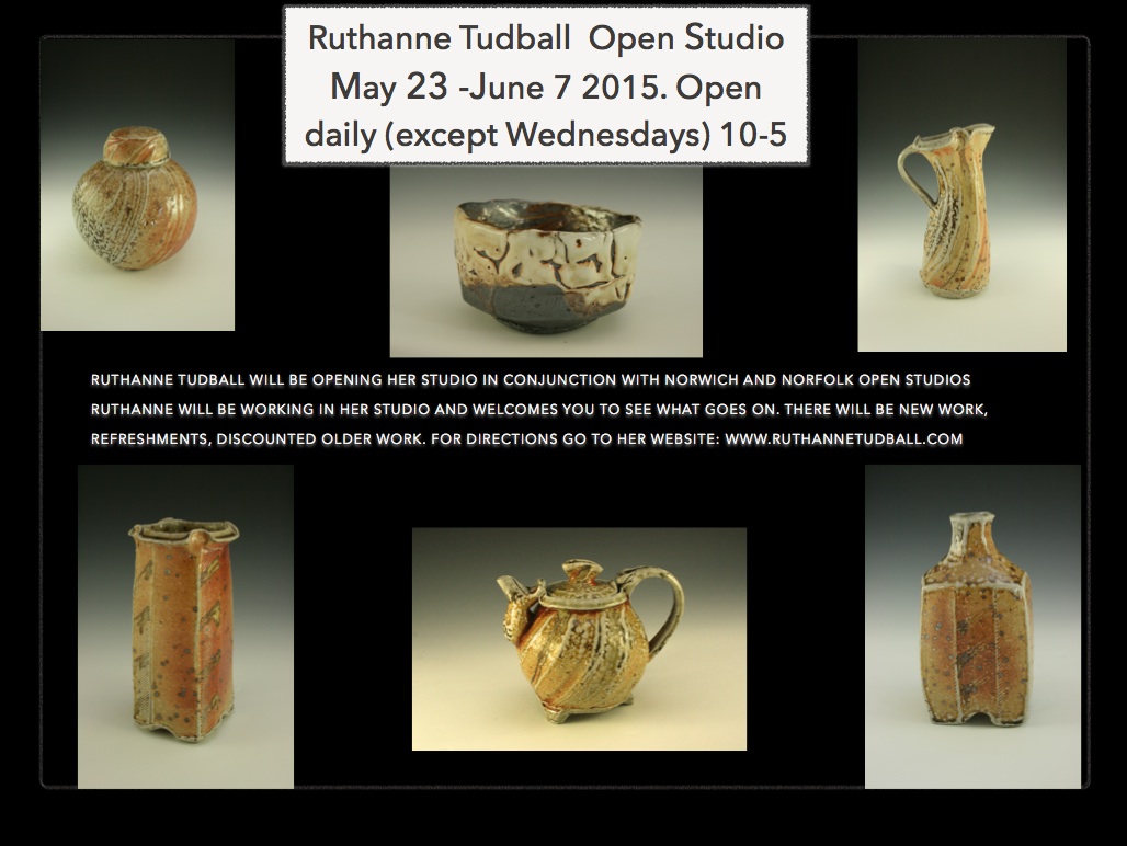 Ruthanne Tudball Open Studio – 23rd May – 7th June 2015