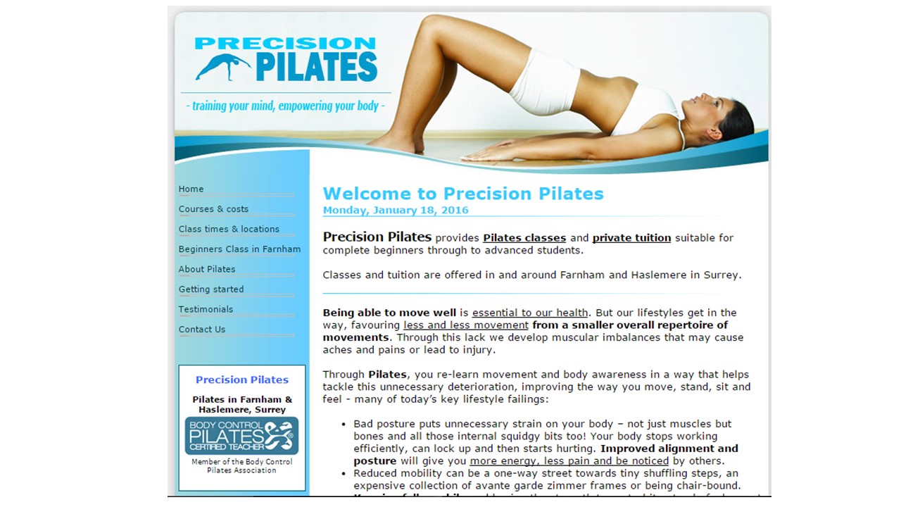 Pilates at the Pottery