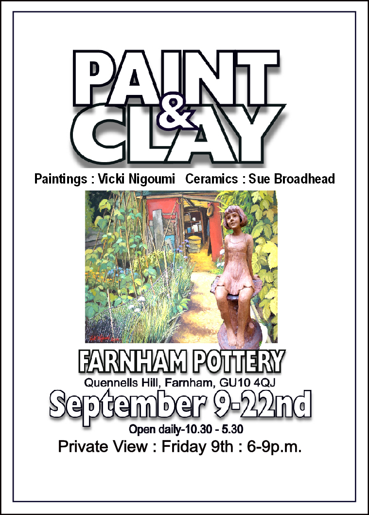 Paint & Clay Exhibition at Farnham Pottery