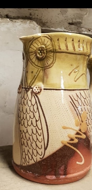318 Owl Jug missing